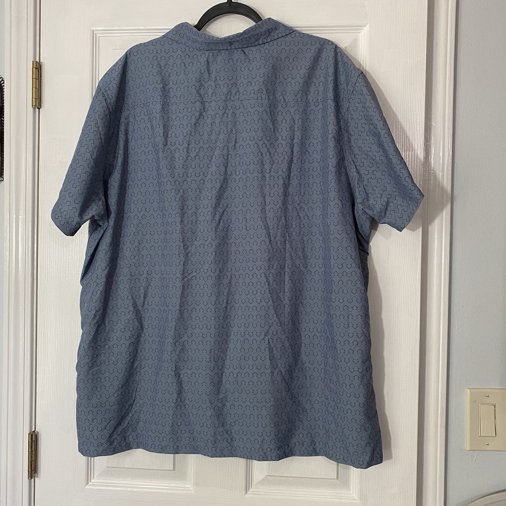 Eddie Bauer‎ Men's Short Sleeve Button-Up Lightweight Performance Style Shirt 2x - Picture 3 of 5